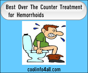 Best Over The Counter Treatment for Hemorrhoids