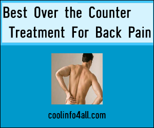 Best Over the Counter Treatment For Back Pain